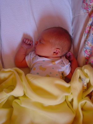 Still in the very early days after the birth