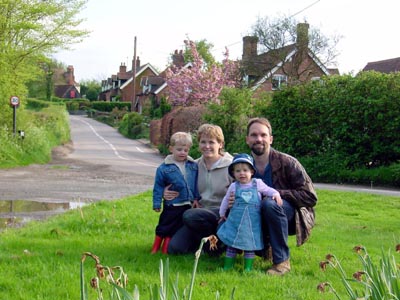 A family walk in a nearby village called Bayford
