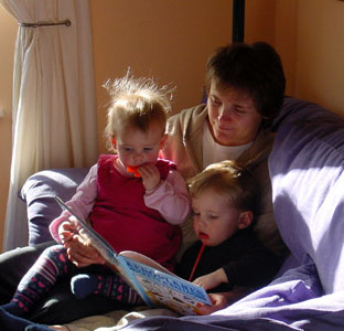 Story reading - a favourite activity