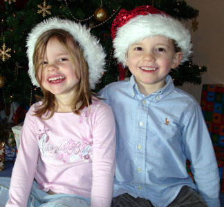 Decorating the christmas tree is always fun