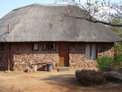 The house we stayed in at Little Eden