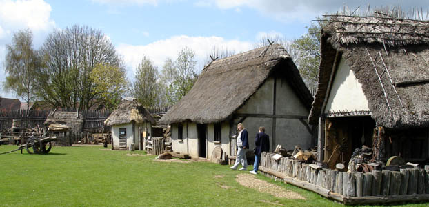 Some of the houses in the village