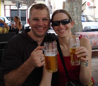 A pint for thirsty tourists