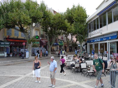 The main square in Cassis