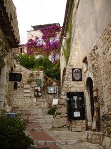 One of the many walkways in Eze