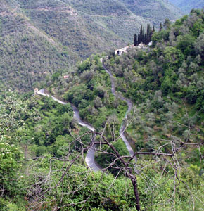Another view from the top of Castelvittorio