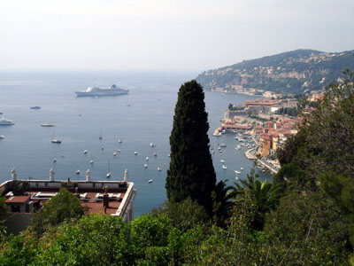 A shot of the harbour at VilleFranche-sur-Mer en route to Cap Ferrat.