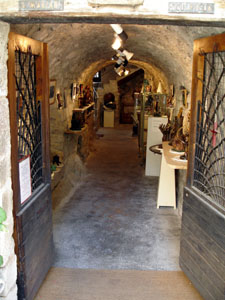 A little craft shop in Peillon