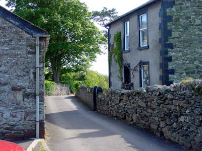 Some houses in Millom, a little town near to the coast.