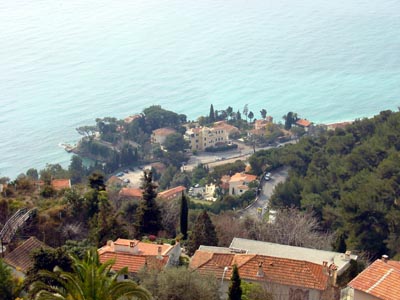 A view down from Roquebrun