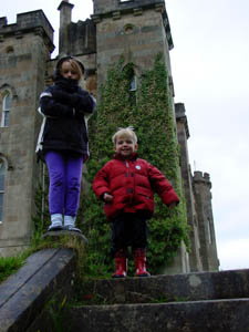 Joshua and Jessican pose at Torrisdale Castle