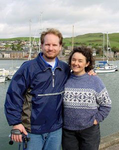 Matt & Maxine at Campbeltown harbour