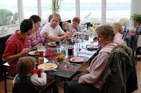 More of the same lunch...  great sea views to boot.
