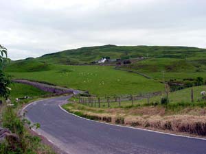 Some of the countryside around Campbeltown
