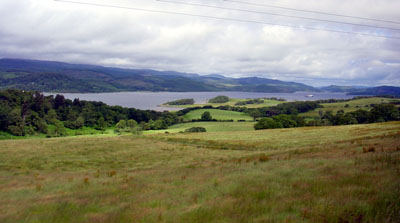 Landscape en route from Campbeltown to Glasgow
