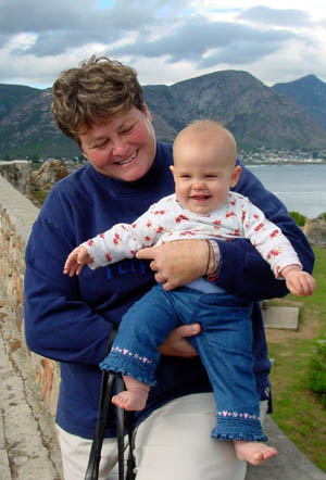 Misha and Granny in Hermanus