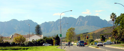 A classic view of the Somerset West scenery