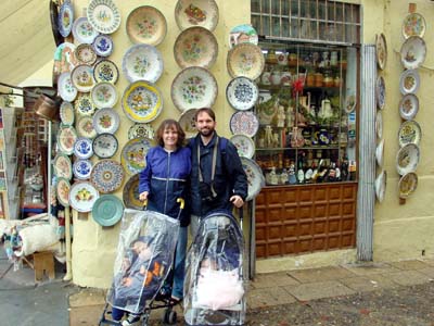 A pretty pottery shop in Ronda