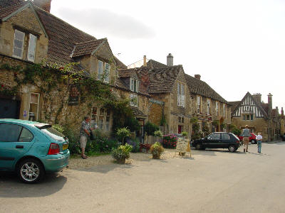 A tiny National Trust - owned village called Lacock