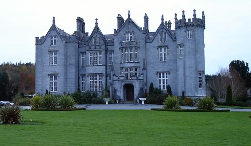 Kinnitty Castle in nearby Kinnitty