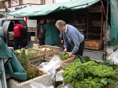 The farmer's veggie market in Kilcormac, our nearest town (1.5km from Ballyboy)