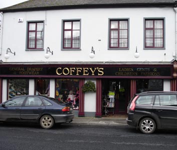 One of the shops in Kilcormac