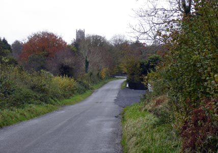 One of the access roads into Ballyboy