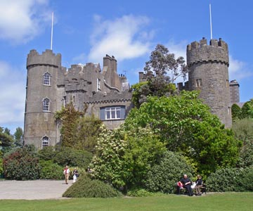 Malahide Castle in Dublin